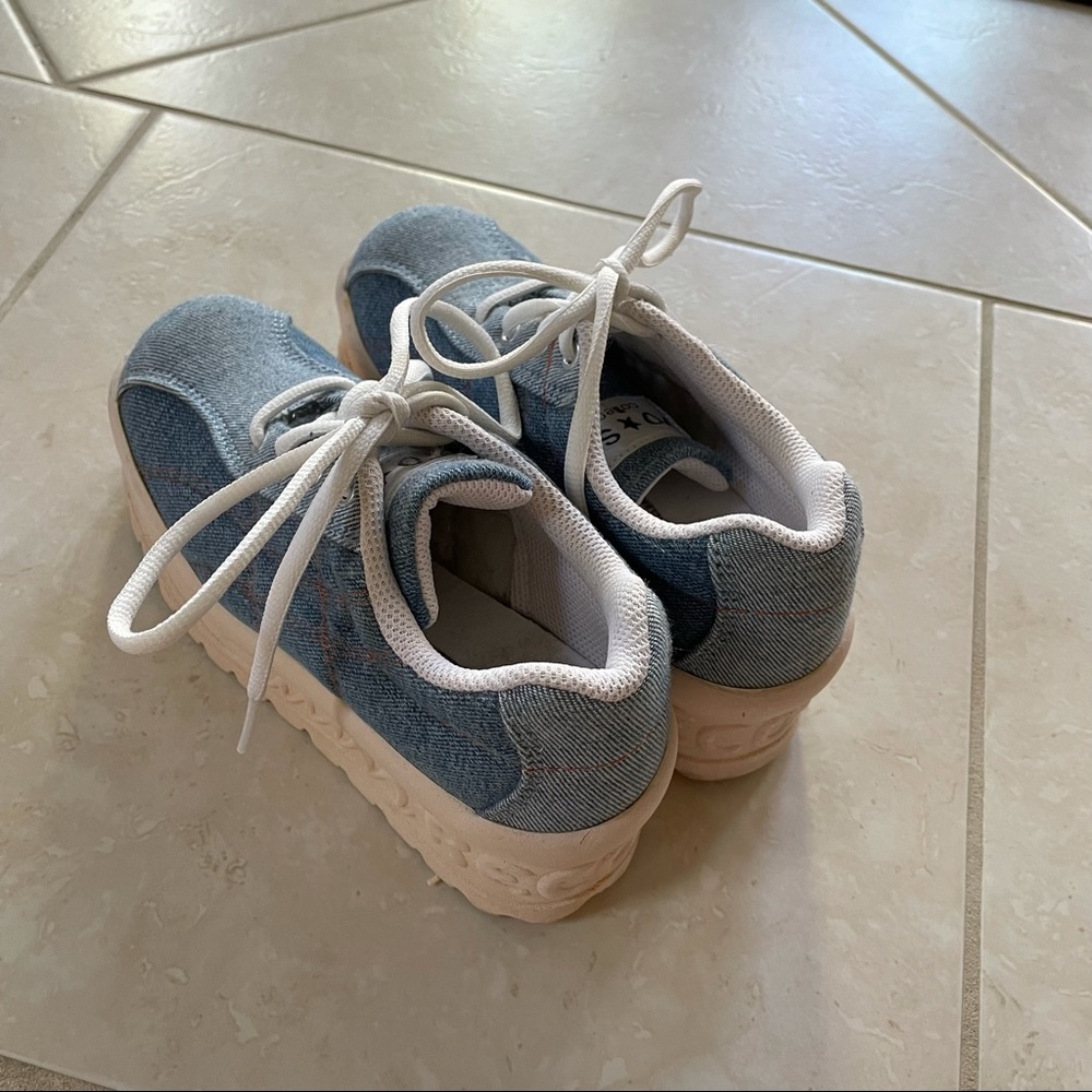 vintage platform sneakers